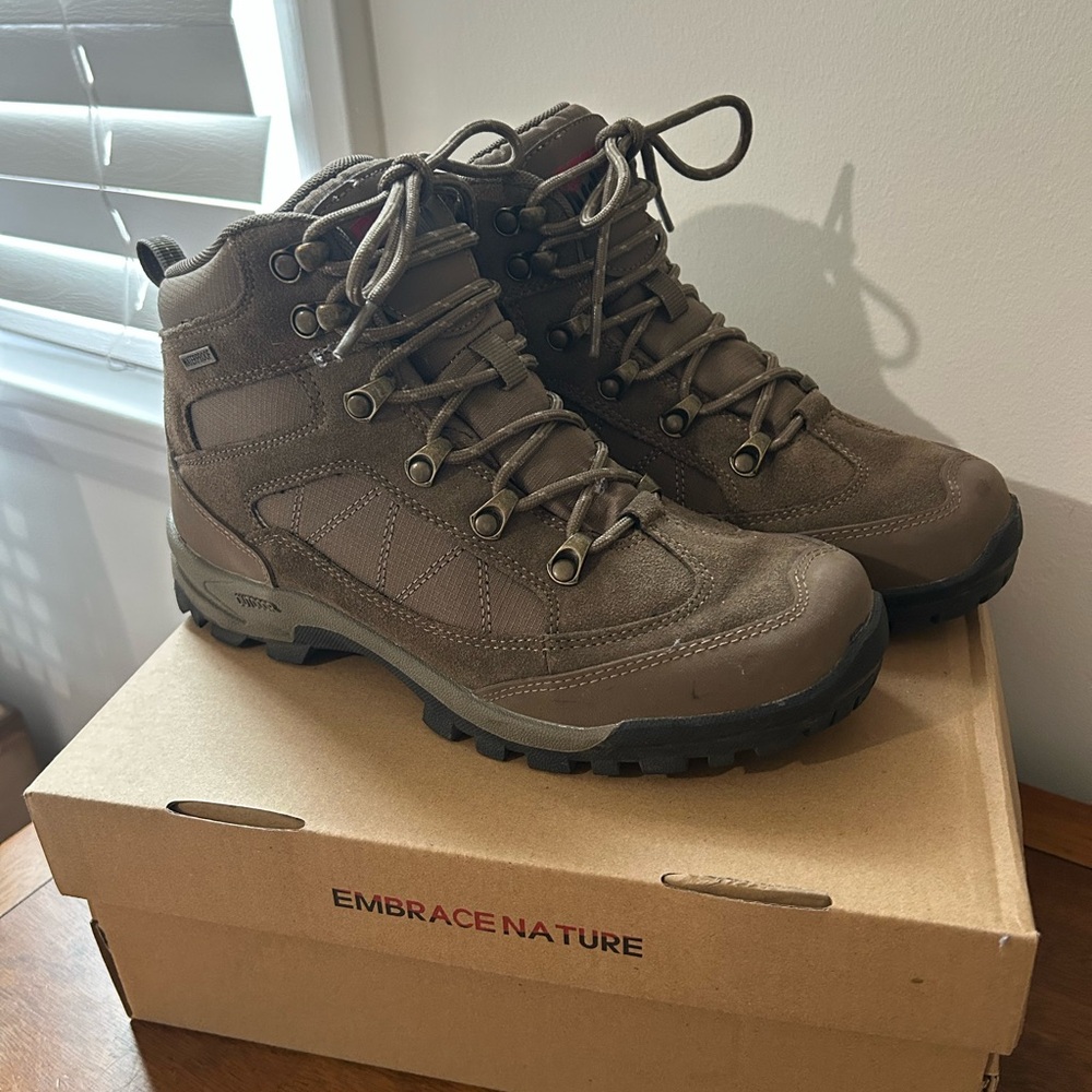 Brown Hiking Boots